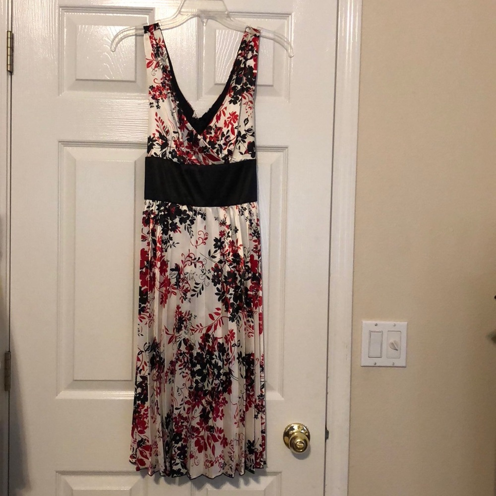 Trixxi Red/Black print dress.